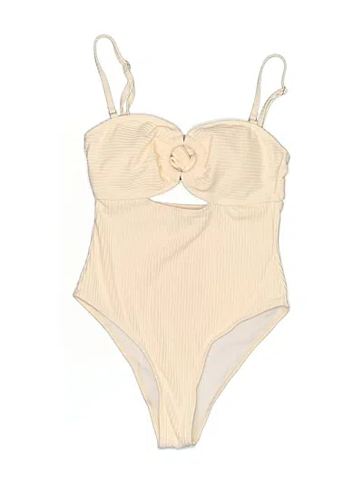 Pre-owned Unbranded Bodysuit In Ivory