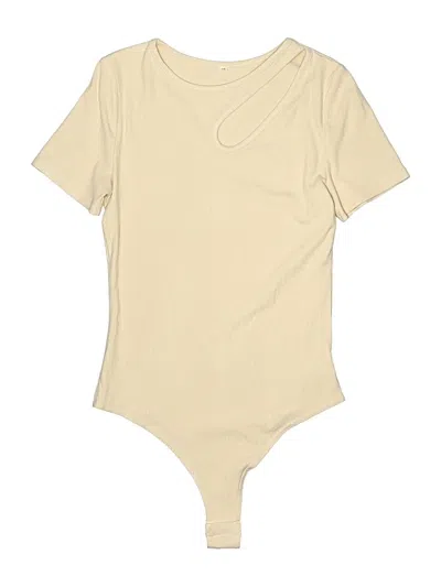 Pre-owned Unbranded Bodysuit In Ivory
