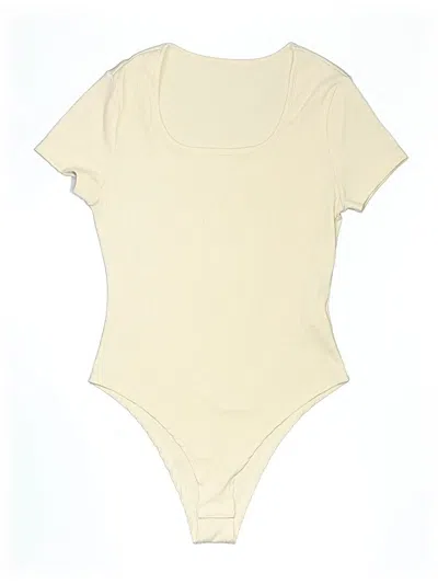 Pre-owned Unbranded Bodysuit In Ivory