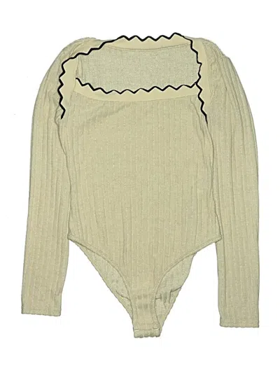 Pre-owned Unbranded Bodysuit In Ivory