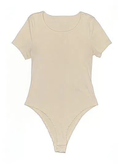 Pre-owned Unbranded Bodysuit In Ivory