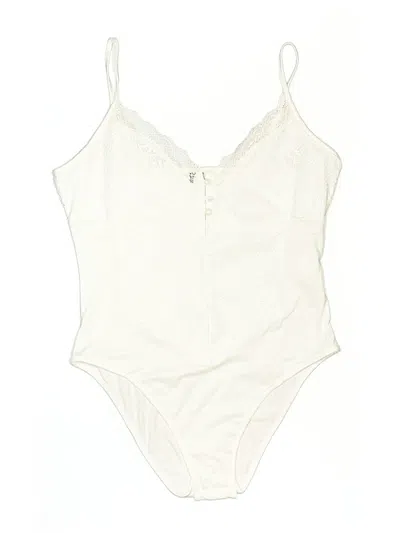 Pre-owned Unbranded Bodysuit In Ivory