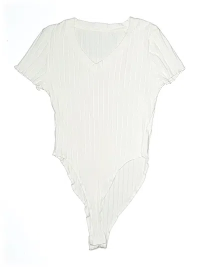 Pre-owned Unbranded Bodysuit In Ivory