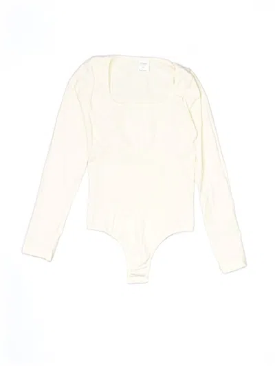 Pre-owned Unbranded Bodysuit In Ivory