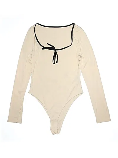Pre-owned Unbranded Bodysuit In Ivory