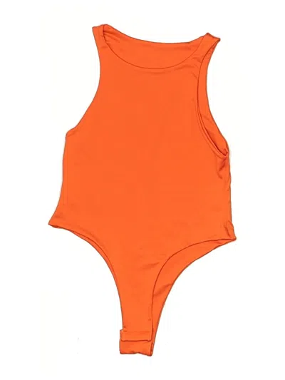 Pre-owned Unbranded Bodysuit In Orange