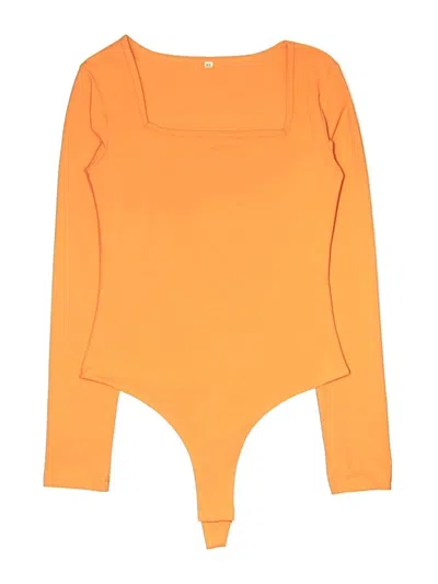 Pre-owned Unbranded Bodysuit In Orange
