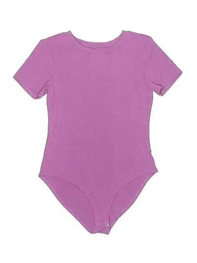 Pre-owned Unbranded Bodysuit In Purple