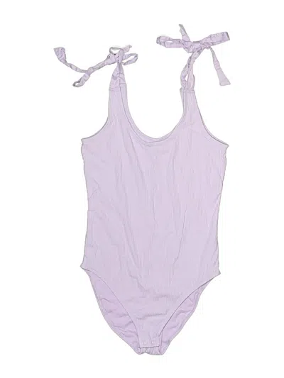 Pre-owned Unbranded Bodysuit In Purple
