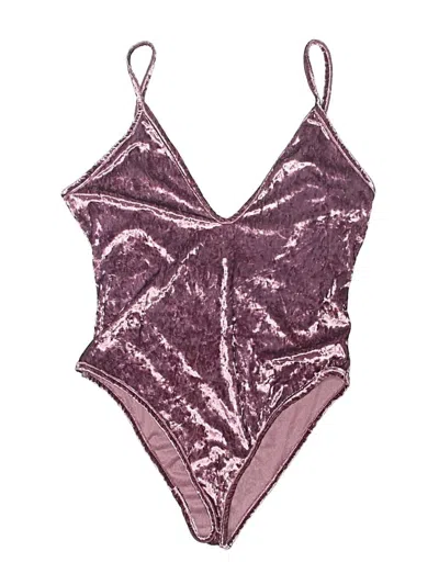 Pre-owned Unbranded Bodysuit In Purple