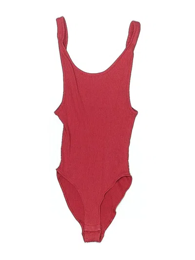Pre-owned Unbranded Bodysuit In Red