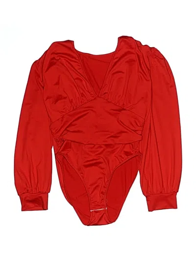 Pre-owned Unbranded Bodysuit In Red