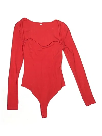 Pre-owned Unbranded Bodysuit In Red