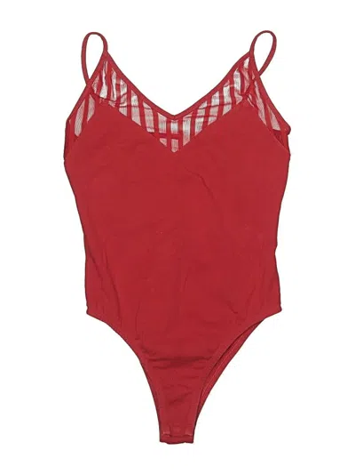 Pre-owned Unbranded Bodysuit In Red