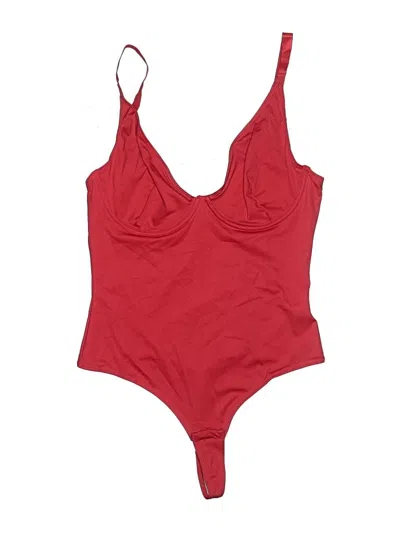 Pre-owned Unbranded Bodysuit In Red