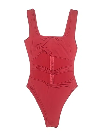 Pre-owned Unbranded Bodysuit In Red