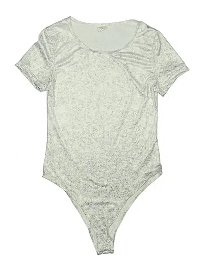 Pre-owned Unbranded Bodysuit In Silver