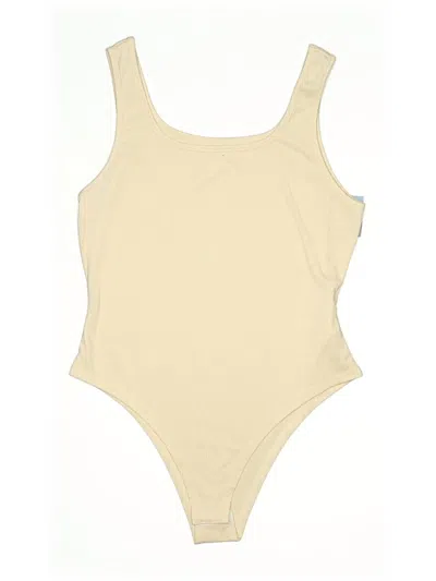 Pre-owned Unbranded Bodysuit In Tan
