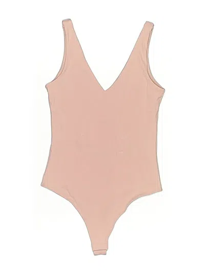 Pre-owned Unbranded Bodysuit In Tan