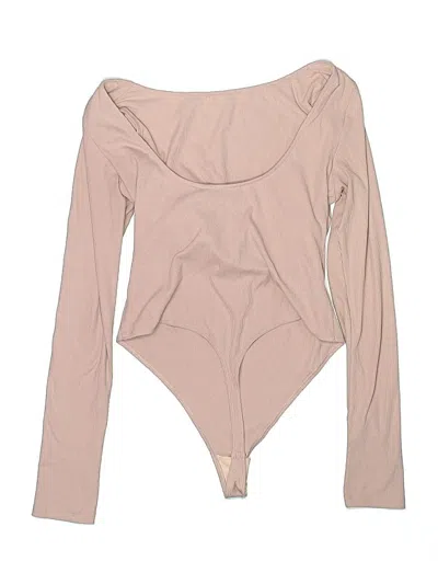 Pre-owned Unbranded Bodysuit In Tan