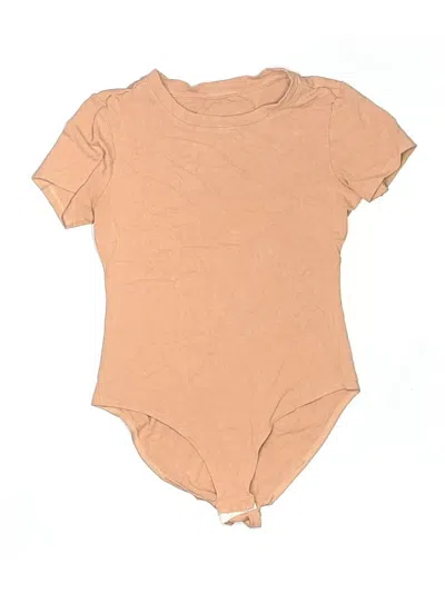 Pre-owned Unbranded Bodysuit In Tan