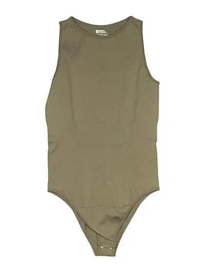 Pre-owned Unbranded Bodysuit In Tan