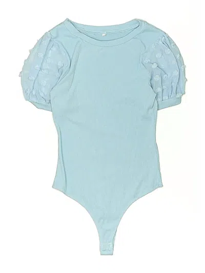 Pre-owned Unbranded Bodysuit In Teal