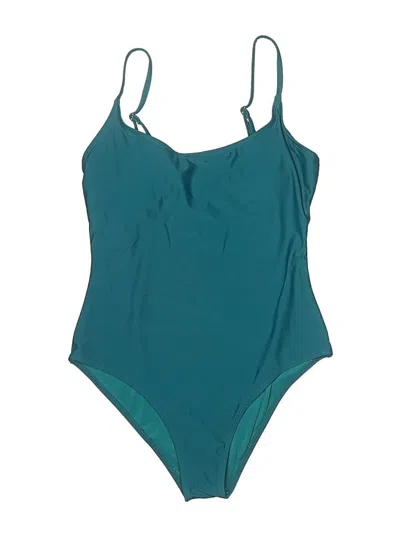 Pre-owned Unbranded Bodysuit In Teal