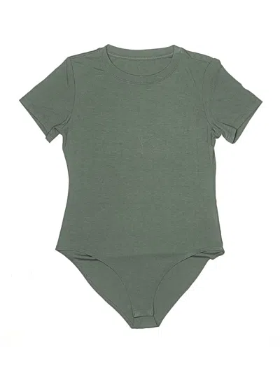 Pre-owned Unbranded Bodysuit In Teal