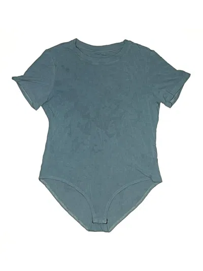 Pre-owned Unbranded Bodysuit In Teal