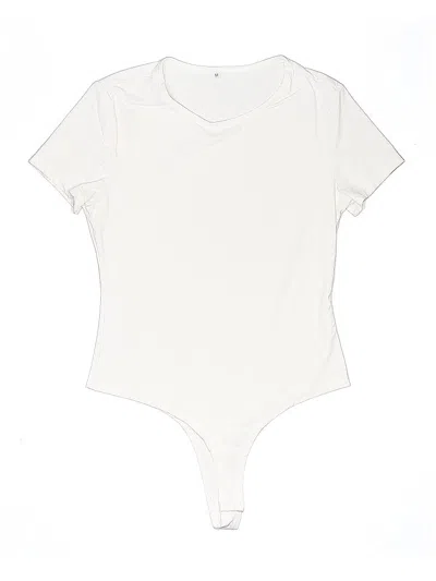 Pre-owned Unbranded Bodysuit In White