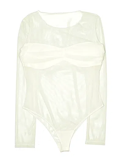 Pre-owned Unbranded Bodysuit In White