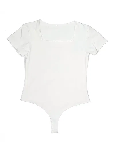Pre-owned Unbranded Bodysuit In White