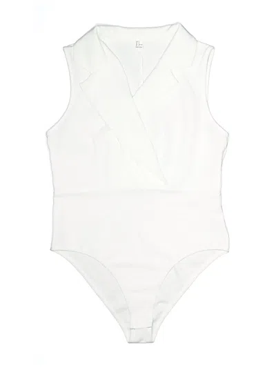 Pre-owned Unbranded Bodysuit In White