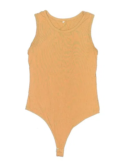 Pre-owned Unbranded Bodysuit In Yellow