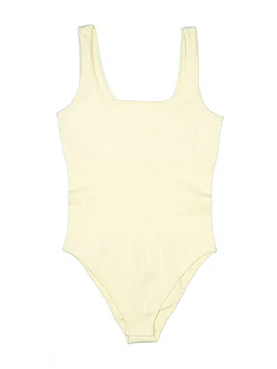 Pre-owned Unbranded Bodysuit In Yellow