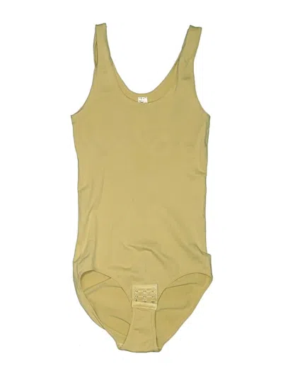 Pre-owned Unbranded Bodysuit In Yellow