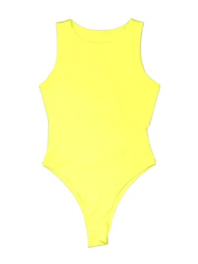 Pre-owned Unbranded Bodysuit In Yellow