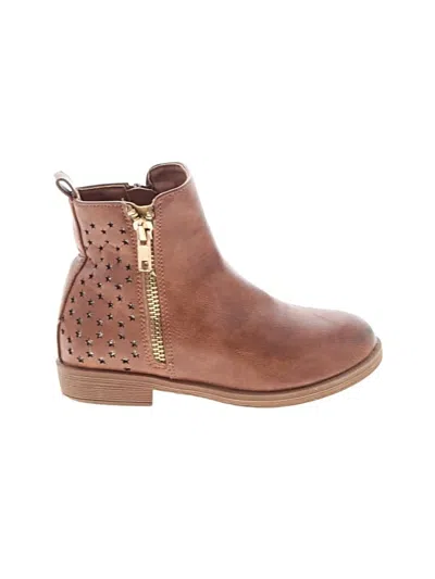Pre-owned Unbranded Kids' Booties In Brown