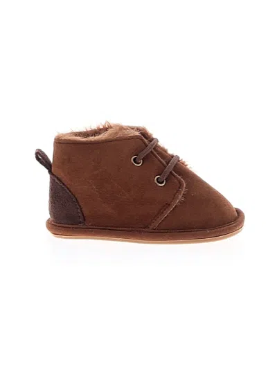 Pre-owned Unbranded Kids' Booties In Brown