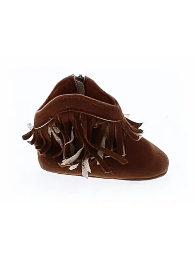 Pre-owned Unbranded Kids' Booties In Brown