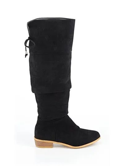 Pre-owned Unbranded Boots In Black