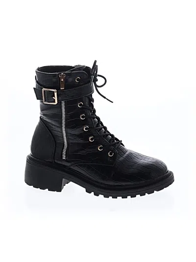 Pre-owned Unbranded Boots In Black