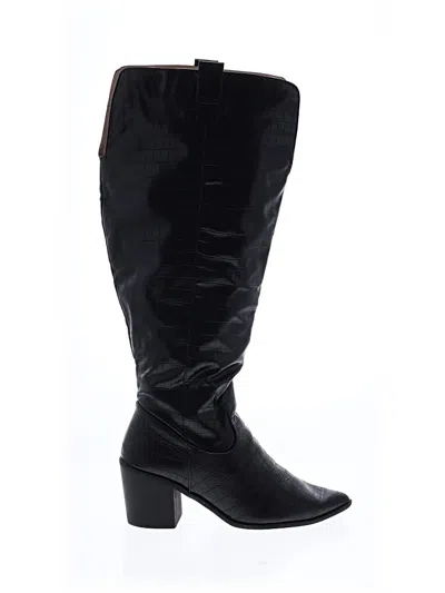 Pre-owned Unbranded Boots In Black