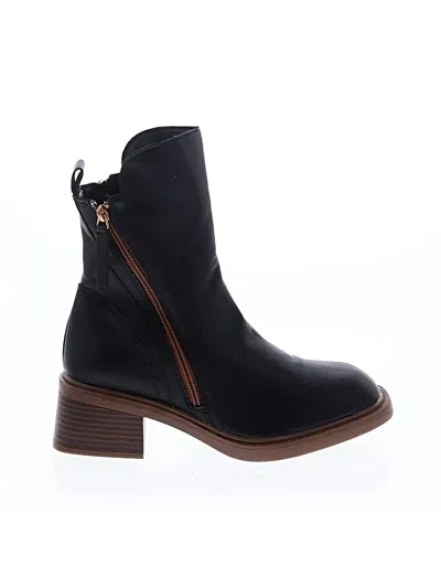 Pre-owned Unbranded Boots In Black