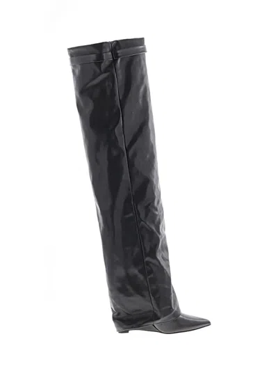 Pre-owned Unbranded Boots In Black