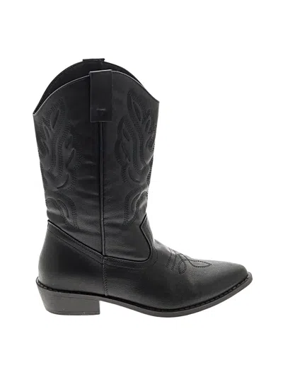 Pre-owned Unbranded Boots In Black