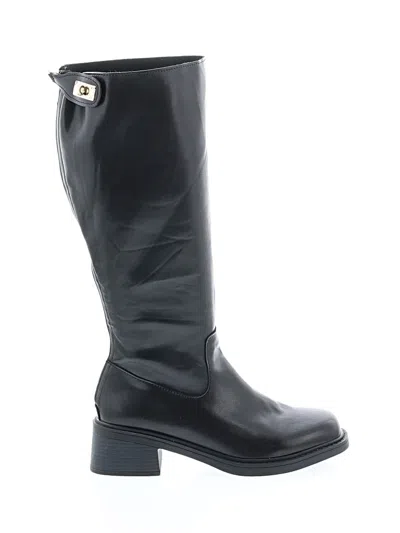 Pre-owned Unbranded Boots In Black