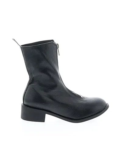 Pre-owned Unbranded Boots In Black