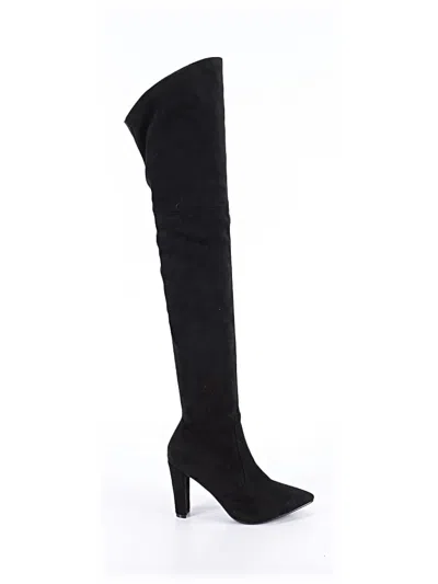 Pre-owned Unbranded Boots In Black